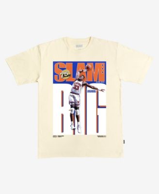 Men's and Women's Patrick Ewing Cream New York Knicks Hardwood Classics Cover T-Shirt