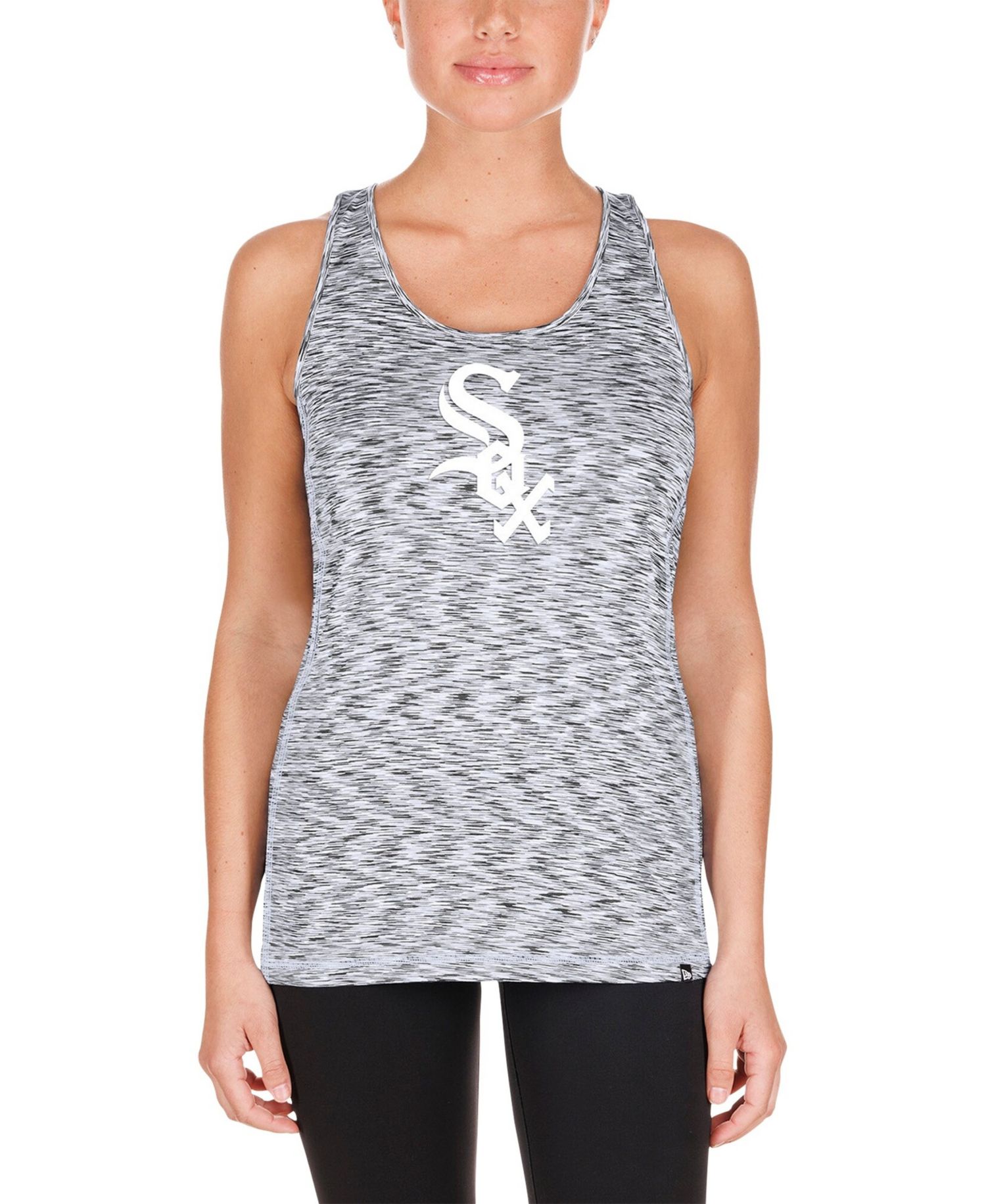 Women's Chicago White Sox Space-Dye Keyhole Back Tank Top