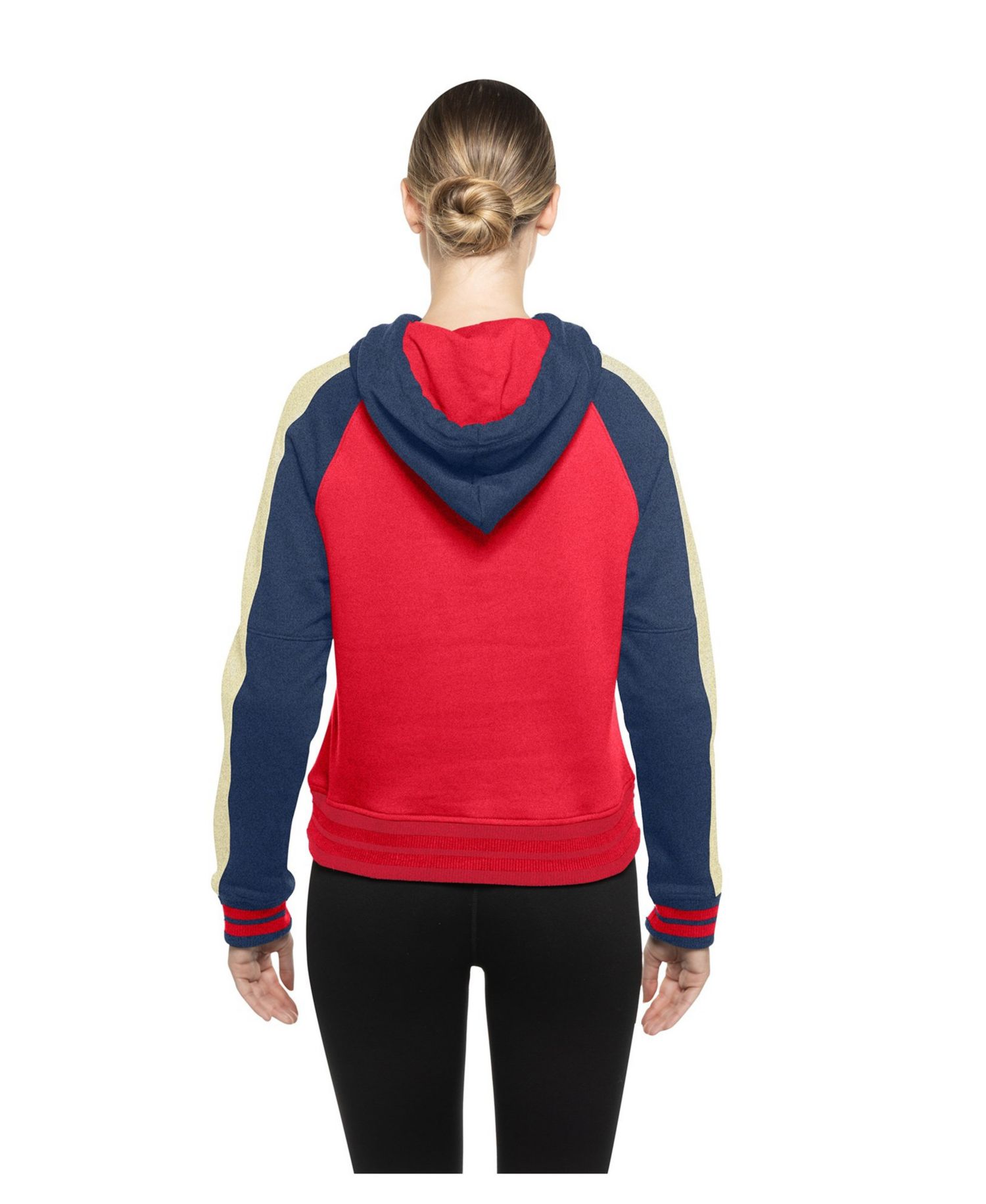Women's St. Louis Cardinals Cooperstown Collection Cropped Raglan Hoodie