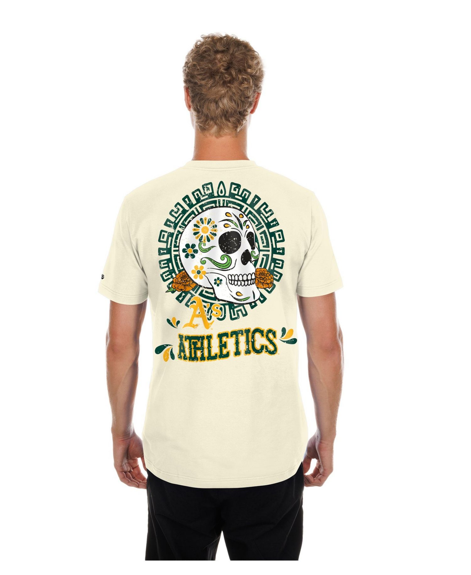 Men's Natural Athletics Dia de los Muertos Sugar Skull T-Shirt