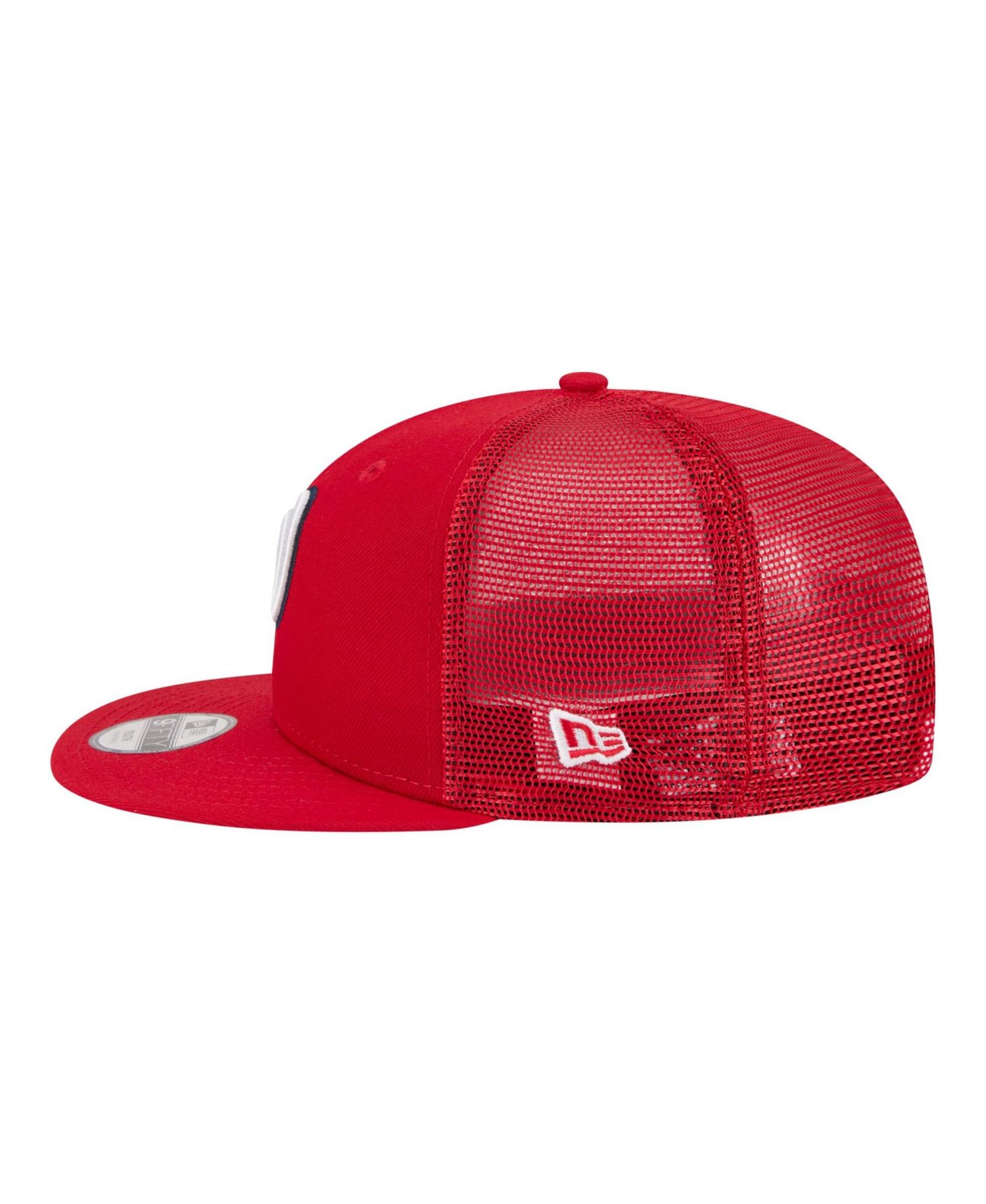 Big Boys and Girls Red Washington Nationals 9FIFTY Trucker Snapback Hat