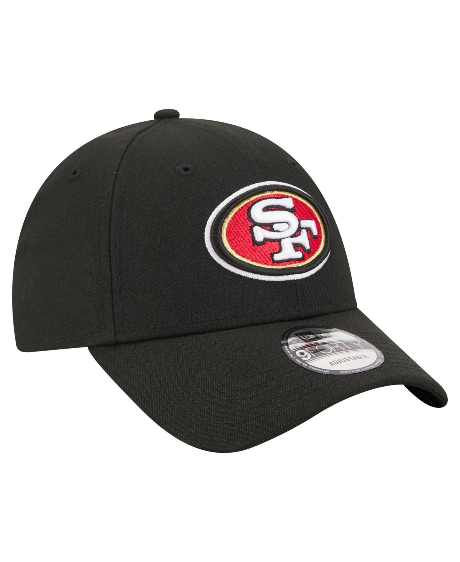 Men's Black San Francisco 49ers Core Team 9FORTY Adjustable Hat