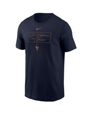 Men's Navy France National Team Federation Wordmark T-Shirt
