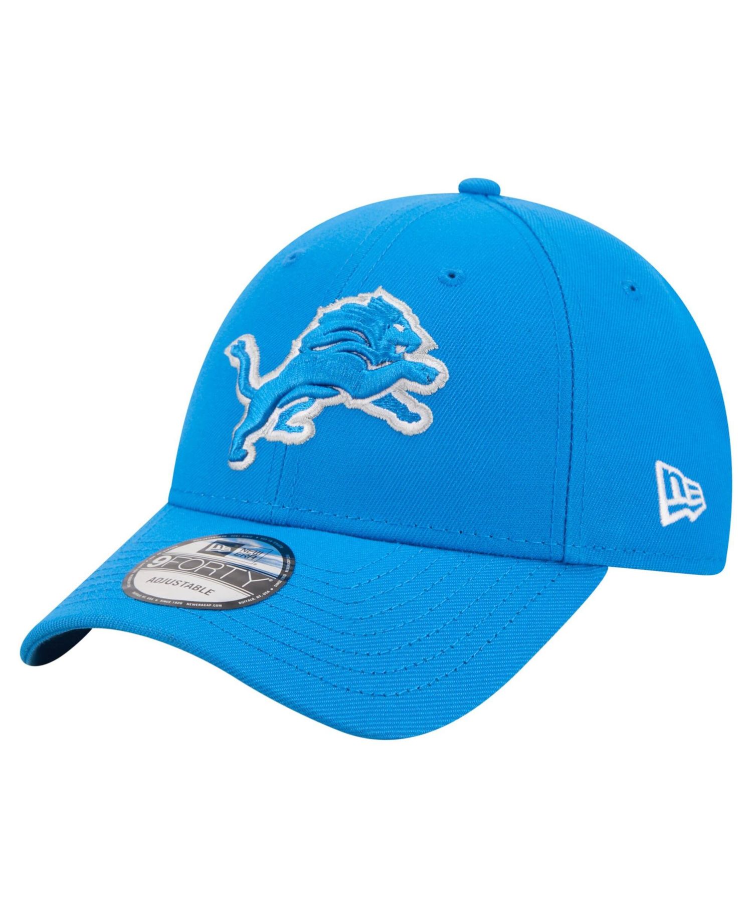 Men's Blue Detroit Lions Core Team 9FORTY Adjustable Hat