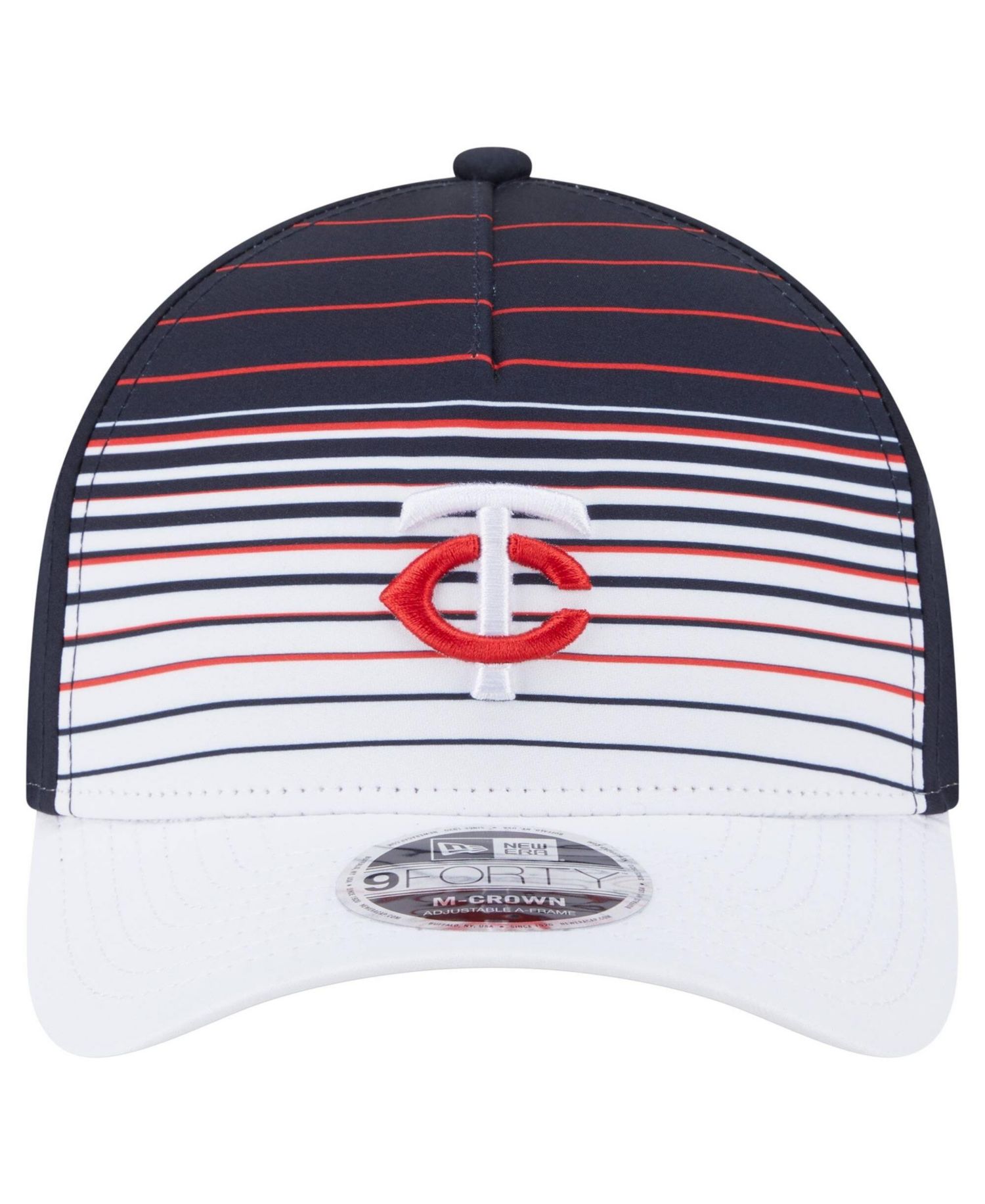 Men's Navy Minnesota Twins Gradient 9FORTY M-Crown Adjustable Hat