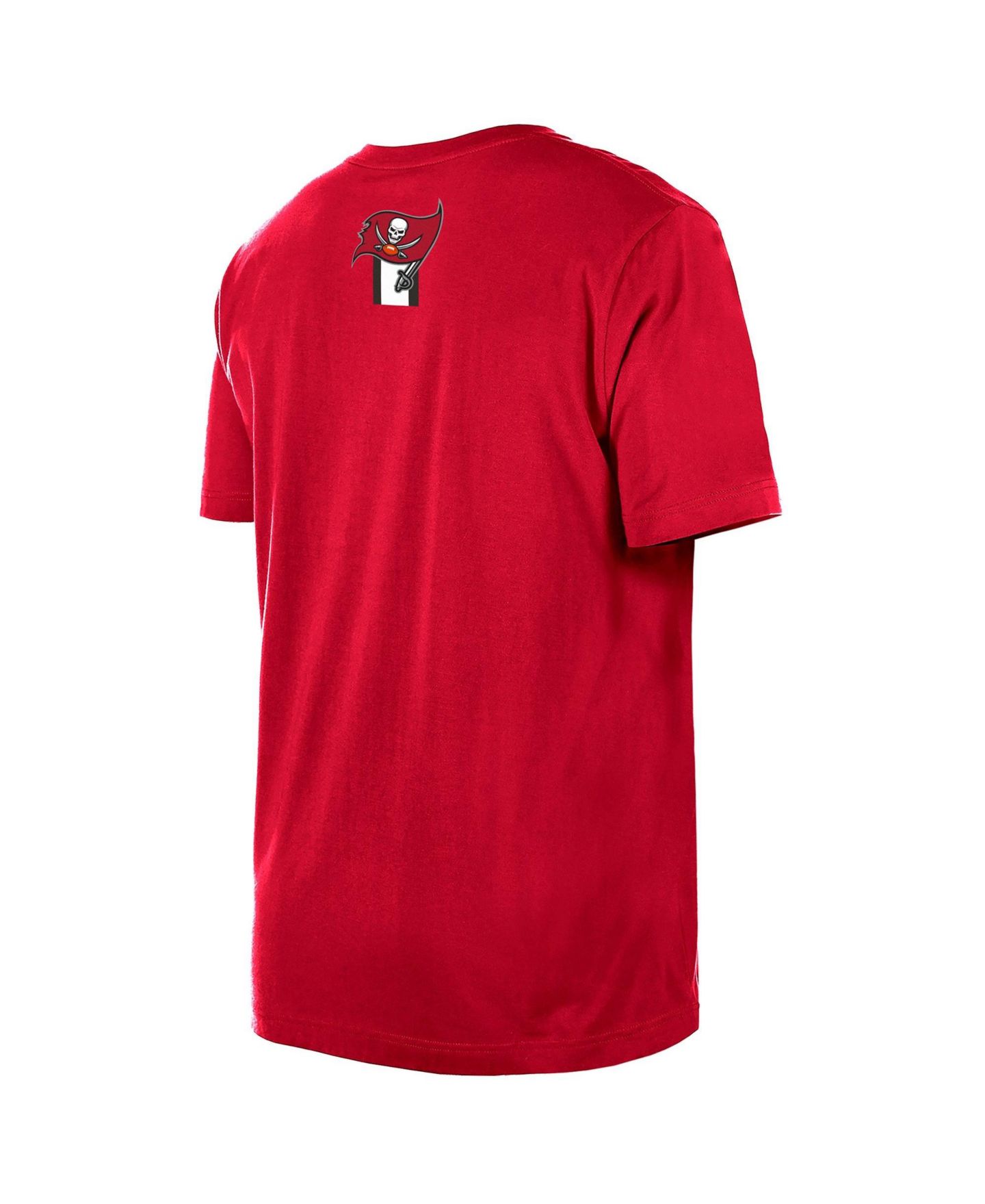 Мужская футболка New Era Red Tampa Bay Buccaneers 3rd Down High Density Print — фото 5