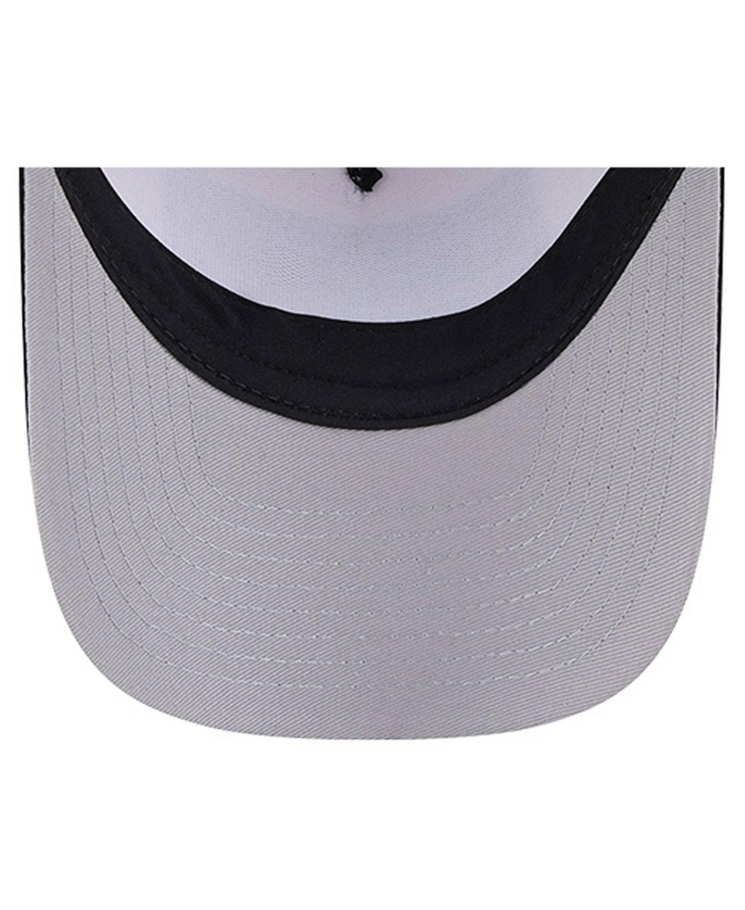 Men's Stone/Black Arizona Diamondbacks Text A-Frame Trucker 9FORTY Hat