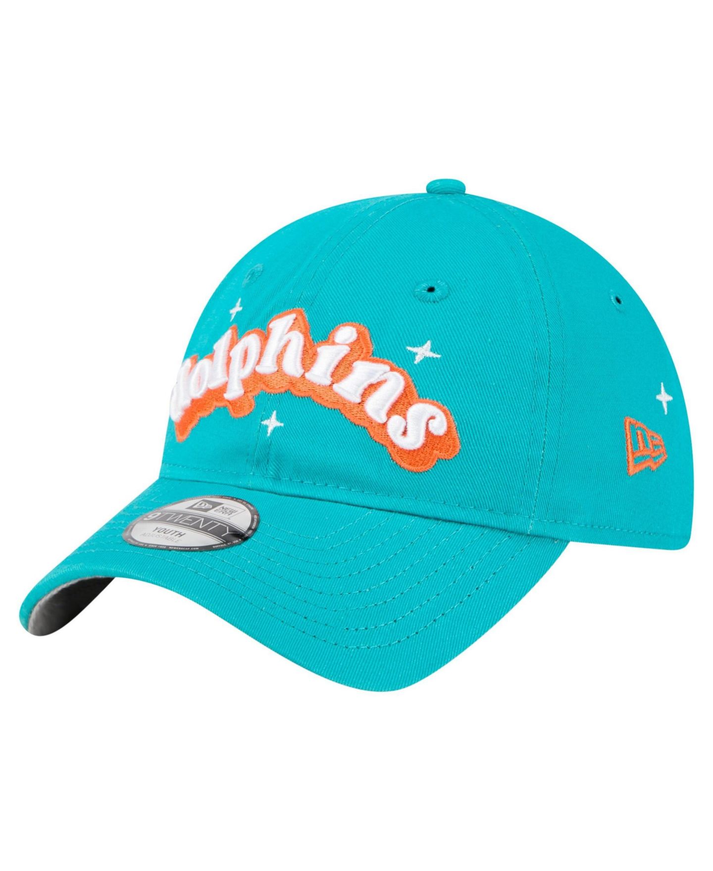 Кепка New Era Aqua Miami Dolphins Cheer 9TWENTY Adjustable Hat для девочек — фото 3