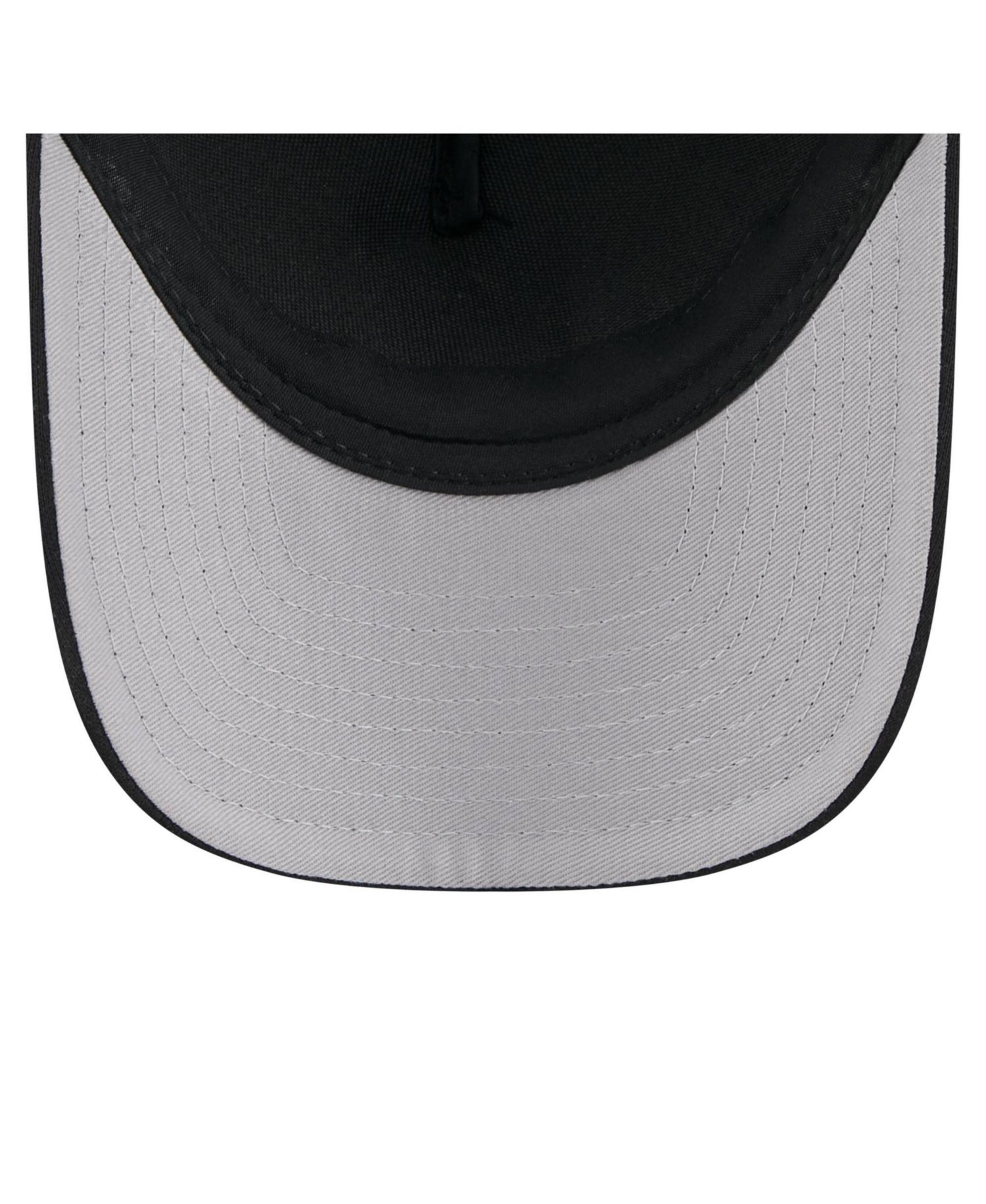 Men's Black Miami Marlins City Initial 9FORTY A-Frame M-Crown Adjustable Trucker Hat