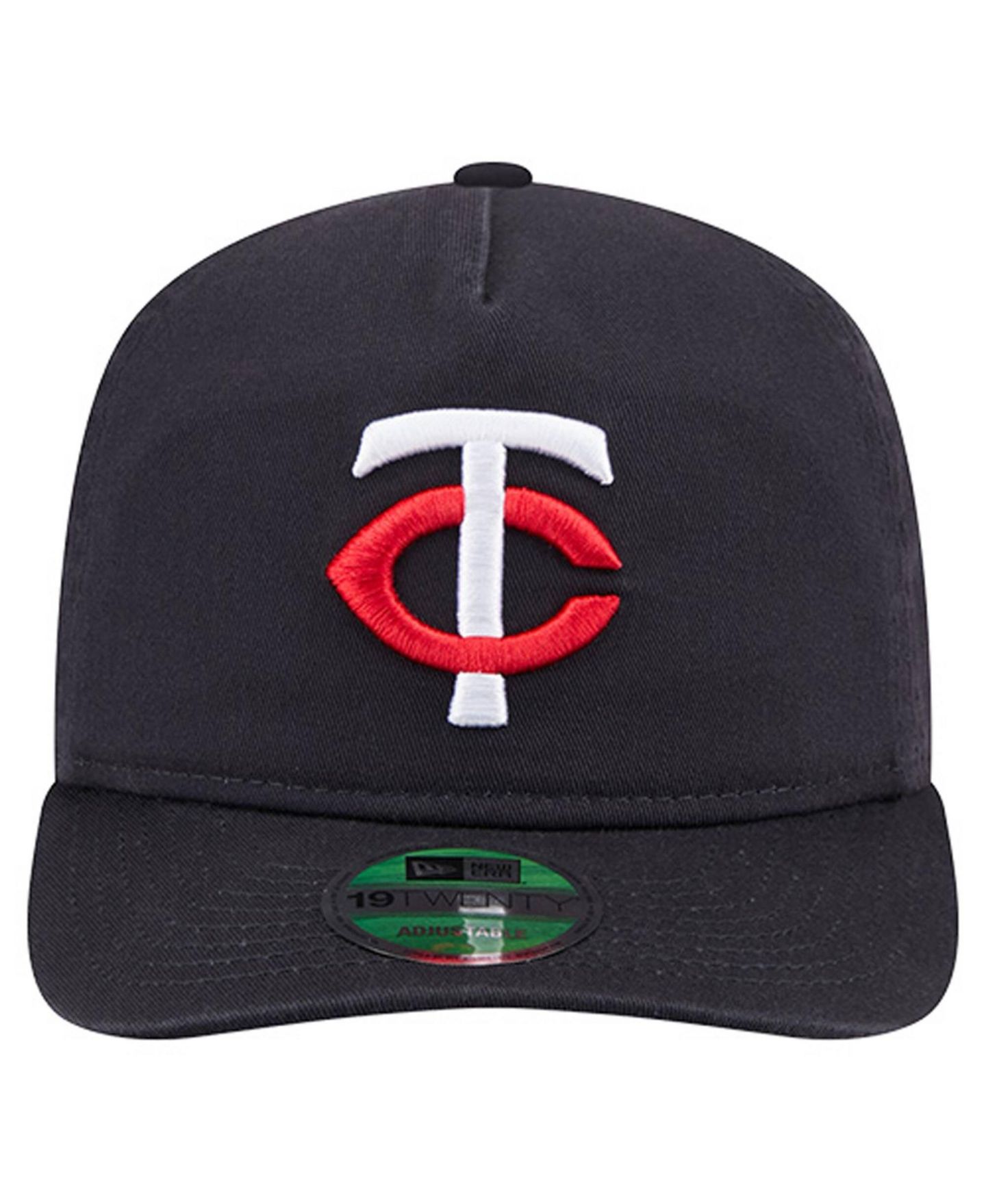 Мужская кепка New Era Navy Minnesota Twins Team 19TWENTY Adjustable Hat — фото 2