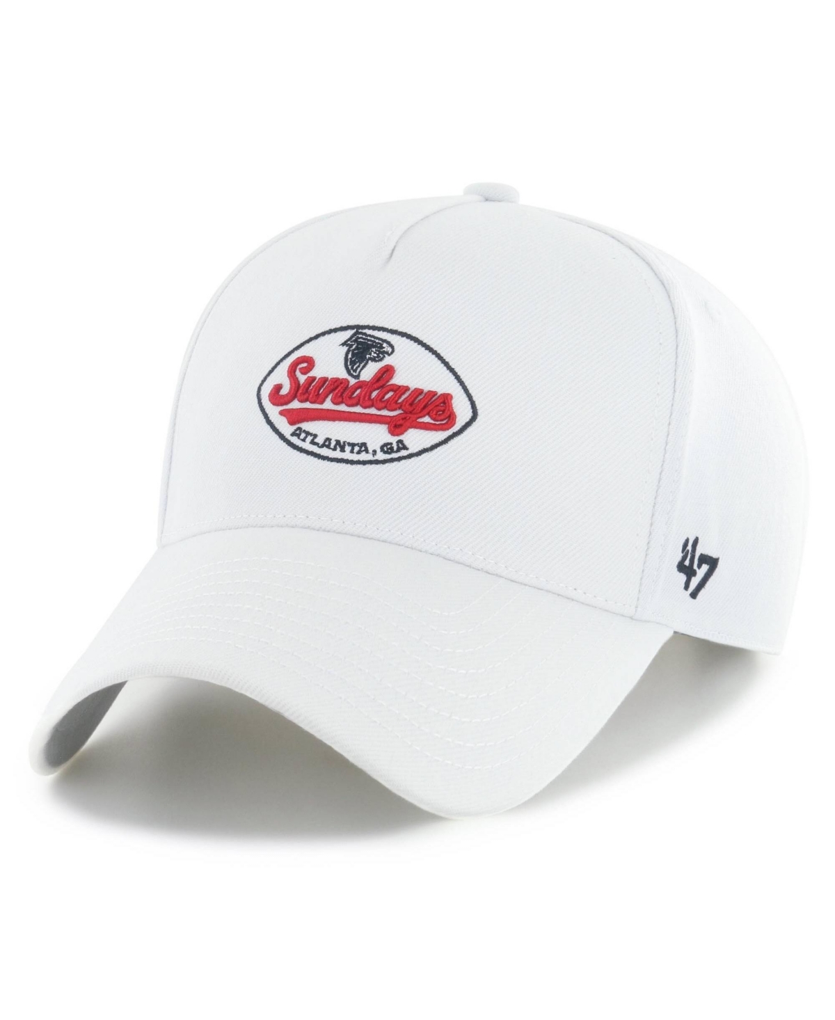 '47 Brand Men's White Atlanta Falcons Sundays Offside Adjustable Hat - White