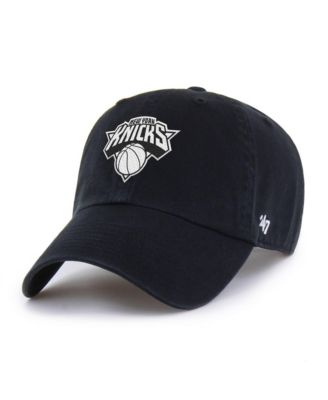 Men's Black New York Knicks Color Pack Clean Up Adjustable Hat