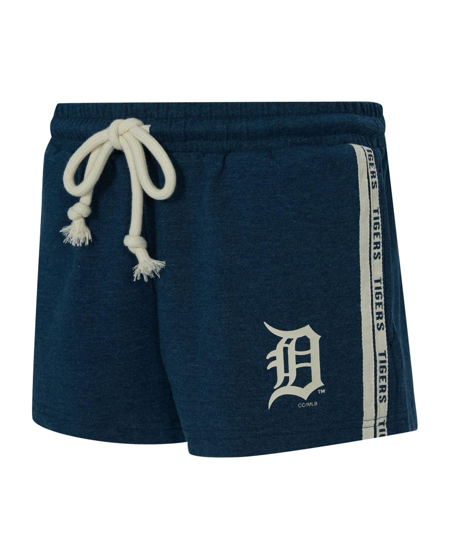 Women's Detroit Tigers Birch High-Rise French-Terry Shorts, 2.5" Inseam