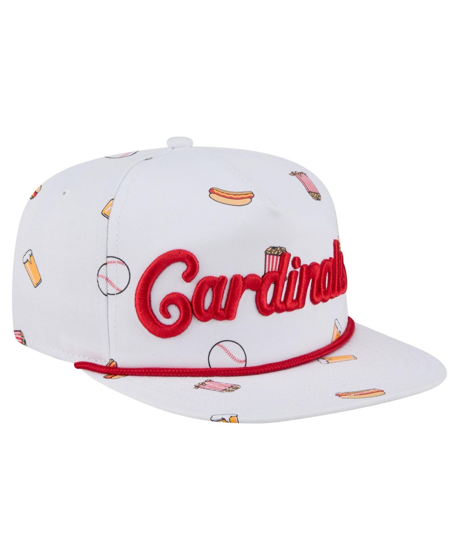 Men's White St. Louis Cardinals Team Cheer Rope 19TWENTY Adjustable Hat
