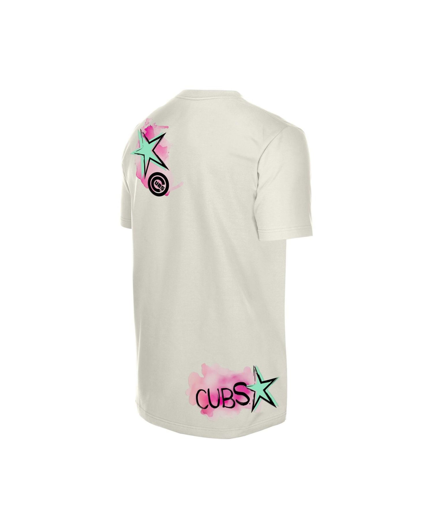 Men's Cream Chicago Cubs Lifestyle Punk Core T-Shirt