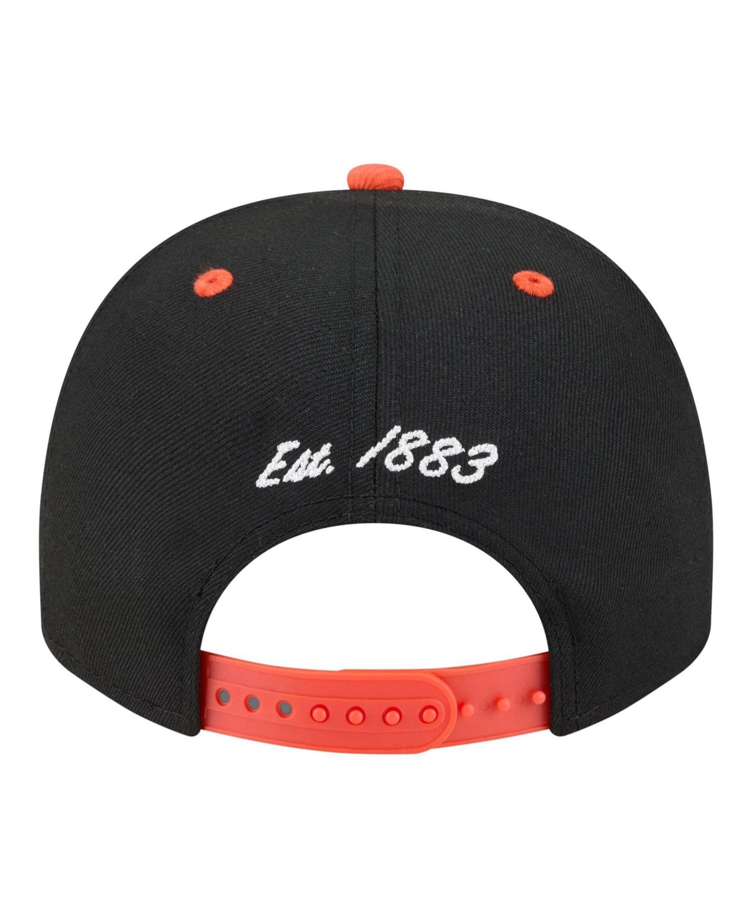 Men's Black/Orange San Francisco Giants Arched A-Frame 9FIFTY Adjustable Hat