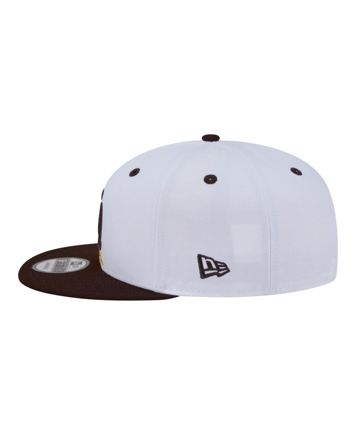 Men's White/Brown San Diego Padres 9FIFTY Snapback Hat