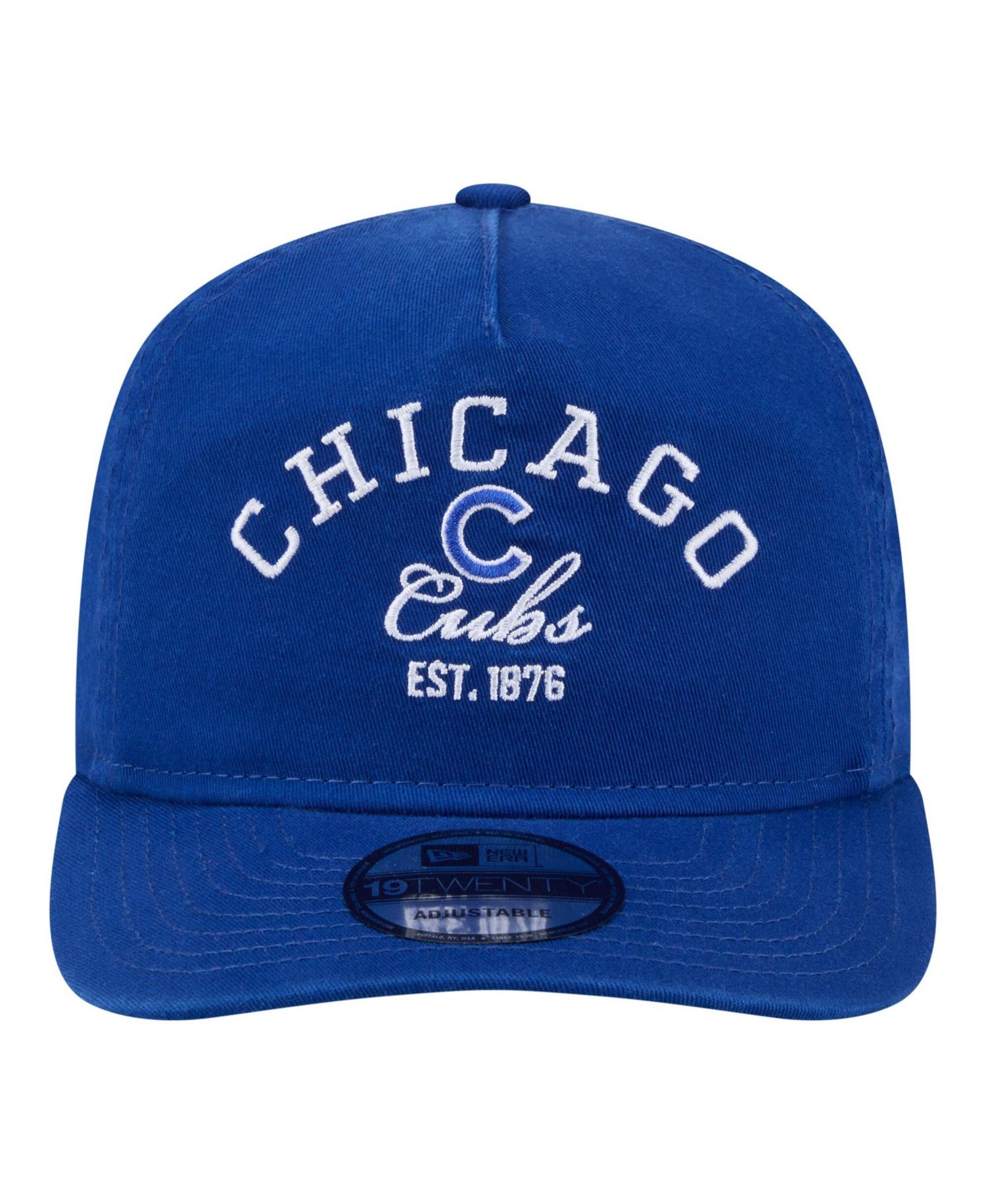Men's Royal Chicago Cubs Stacked 19TWENTY Adjustable Hat