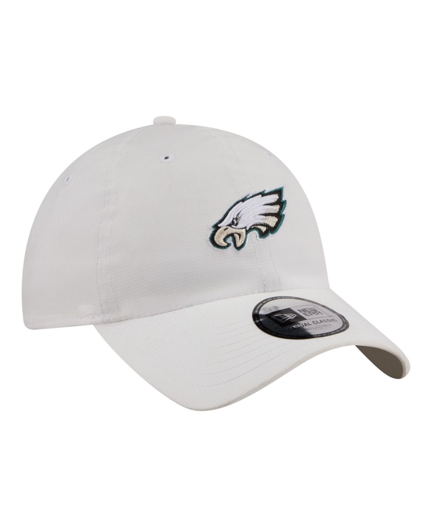 Мужская кепка New Era White Philadelphia Eagles Ripstop Casual Classic Adjustable Hat — фото 3