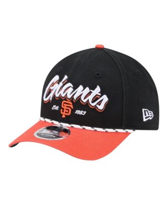 Men's Black/Orange San Francisco Giants Team Loyal 9FORTY M-Crown Adjustable Hat