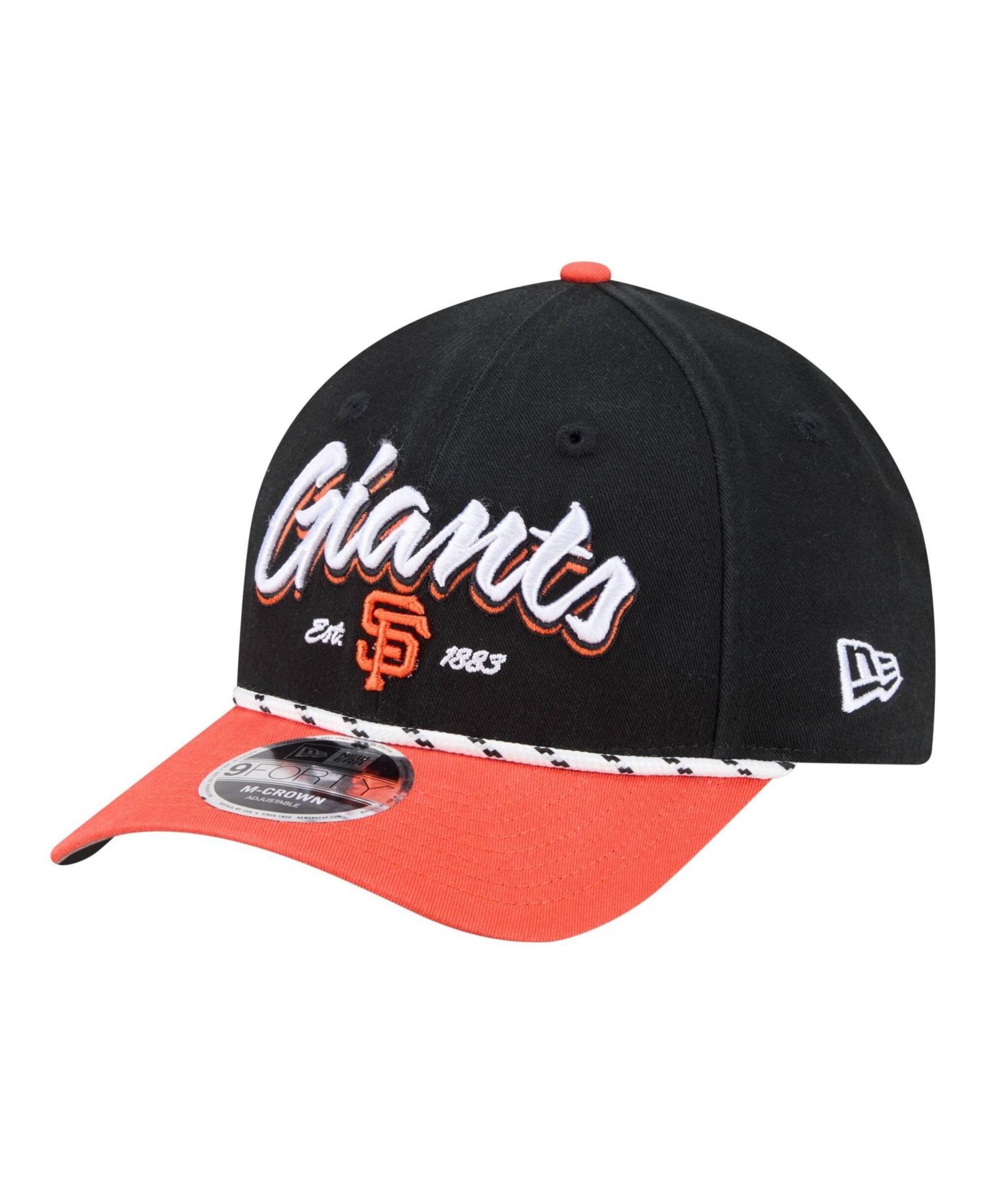 Men's Black/Orange San Francisco Giants Team Loyal 9FORTY M-Crown Adjustable Hat