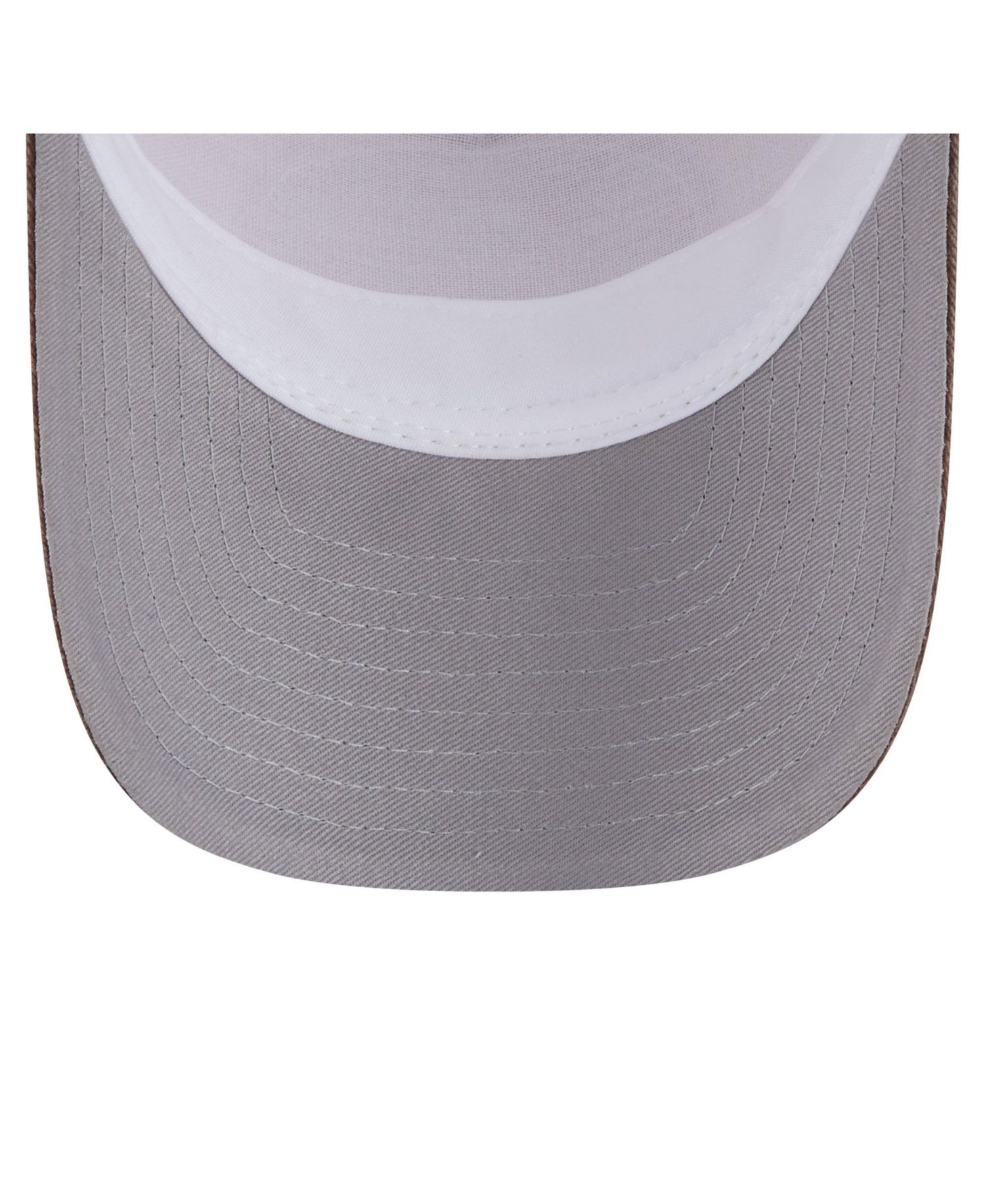 Men's Light Beige/Brown San Diego Padres Frayed M-Crown A-Frame 9FORTY Trucker Adjustable Hat