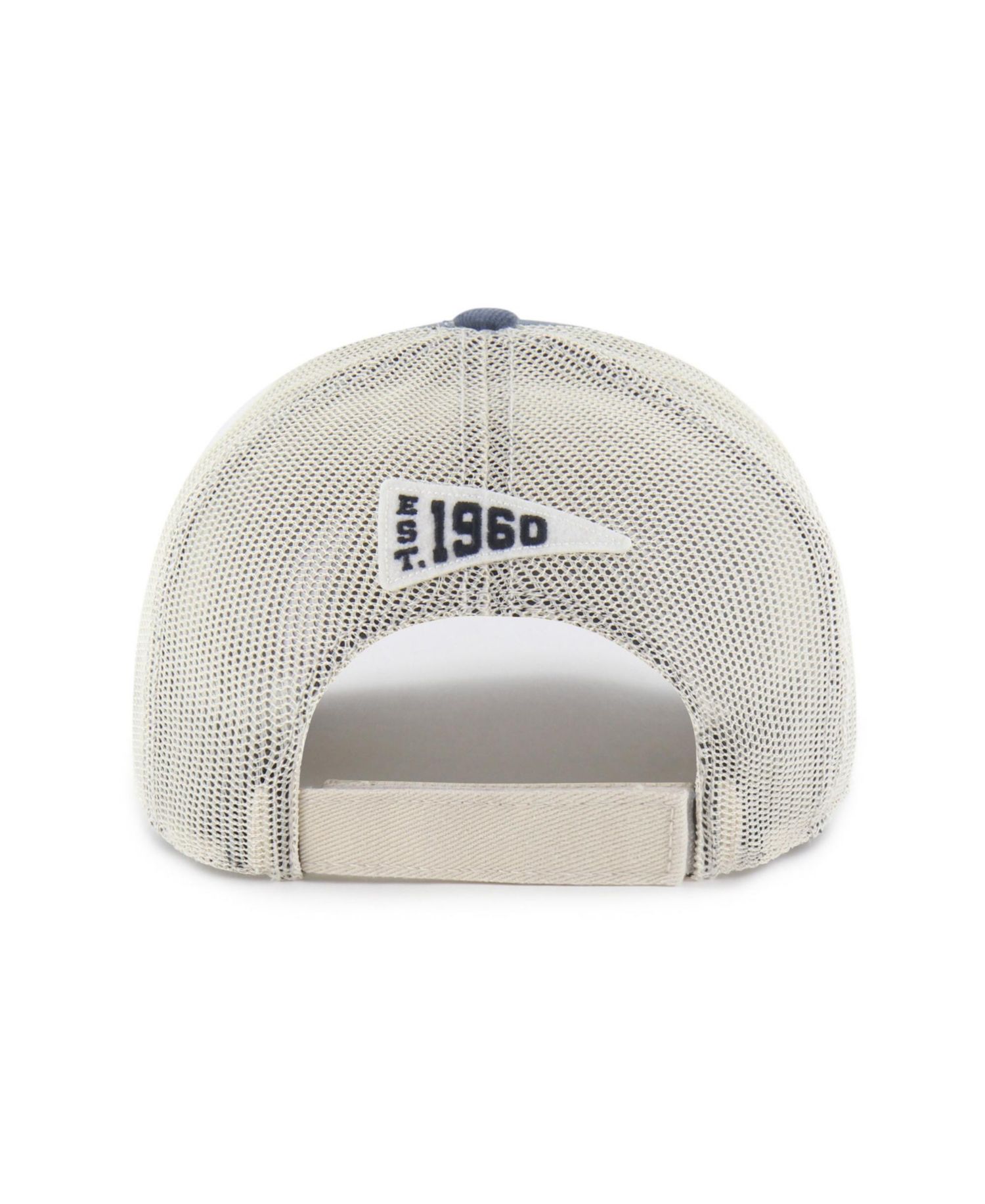 Men's Navy Denver Broncos Egremont Well-Worn Adjustable Trucker Hat