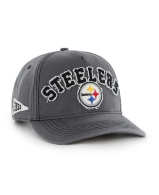 Men's Charcoal Pittsburgh Steelers Calderwood Well Worn Hitch Adjustable Hat