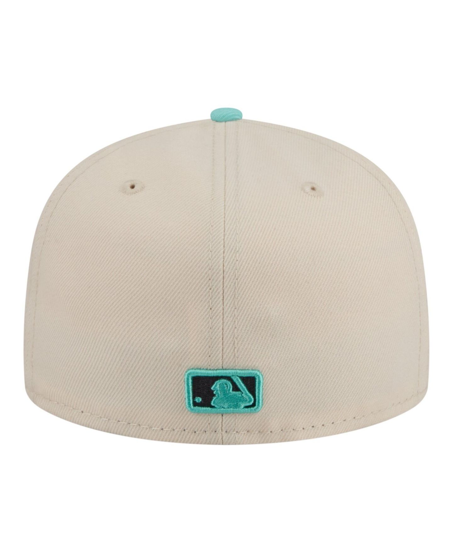 Мужские головные уборы New Era Light Beige/Turquoise New York Mets Two-Tone Color Pack 59FIFTY Fitted Hat — фото 4