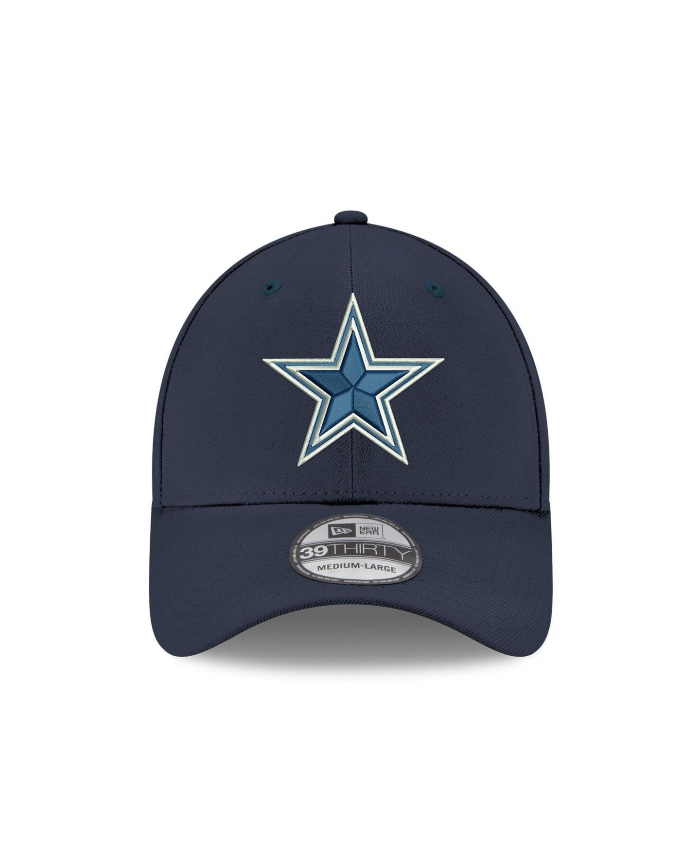 Мужская кепка New Era Navy Dallas Cowboys Core Team 39THIRTY Flex Hat — фото 2