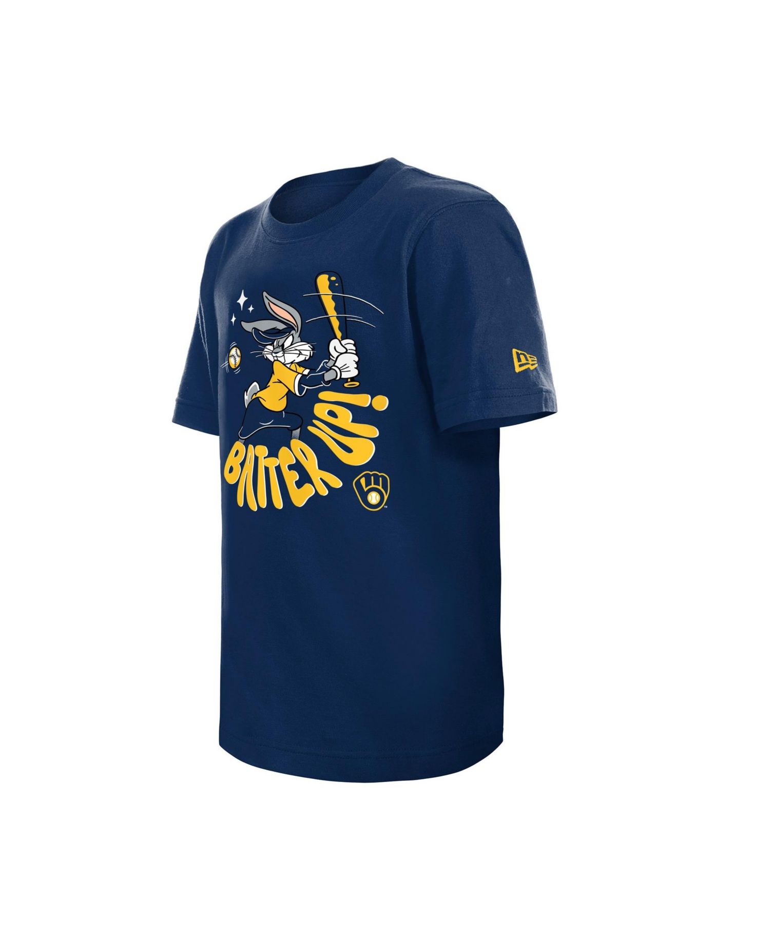 Big Boys and Girls Navy Milwaukee Brewers Looney Tunes T-Shirt