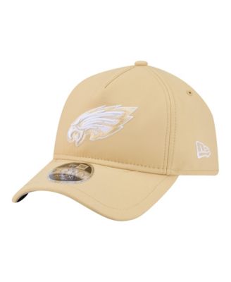 Men's Tan Philadelphia Eagles Apex 9FORTY Adjustable Hat