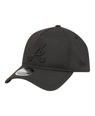 Men's Black Atlanta Braves Injection Apex 9FORTY Adjustable Hat