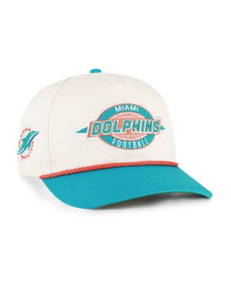 Men's Natural Miami Dolphins Frame Out Two Tone Hitch Adjustable Hat