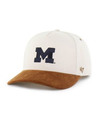 Brand Men's Natural/Brown Michigan Wolverines Undyed Relaxed Hitch Adjustable Hat