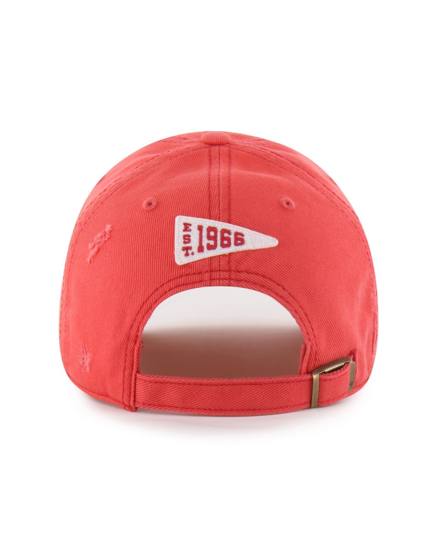 Men's Red Atlanta Falcons Seymoore Clean Up Adjustable Hat