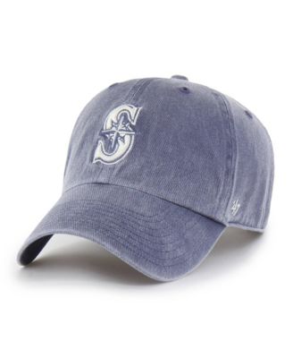 Men's Navy Seattle Mariners Pigment Clean Up Adjustable Hat