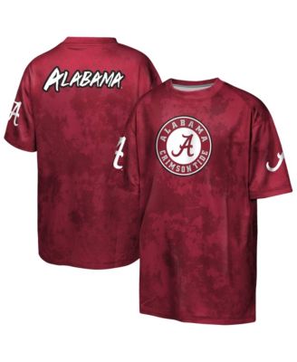 Big Boys and Girls Crimson Alabama Crimson Tide Off-Side Sublimated T-Shirt