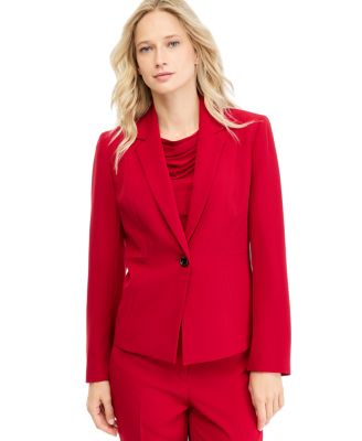Women's Notch-Lapel Single-Breasted Blazer