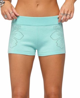 Women's Noey Pull-On Low-Rise Knit Micro Shorts, 2" Inseam