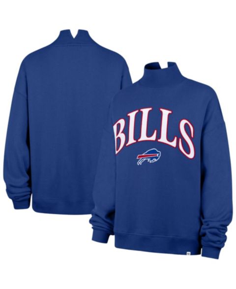 Женский свитшот '47 Brand Buffalo Bills Vantage Oversized Mock-Neck