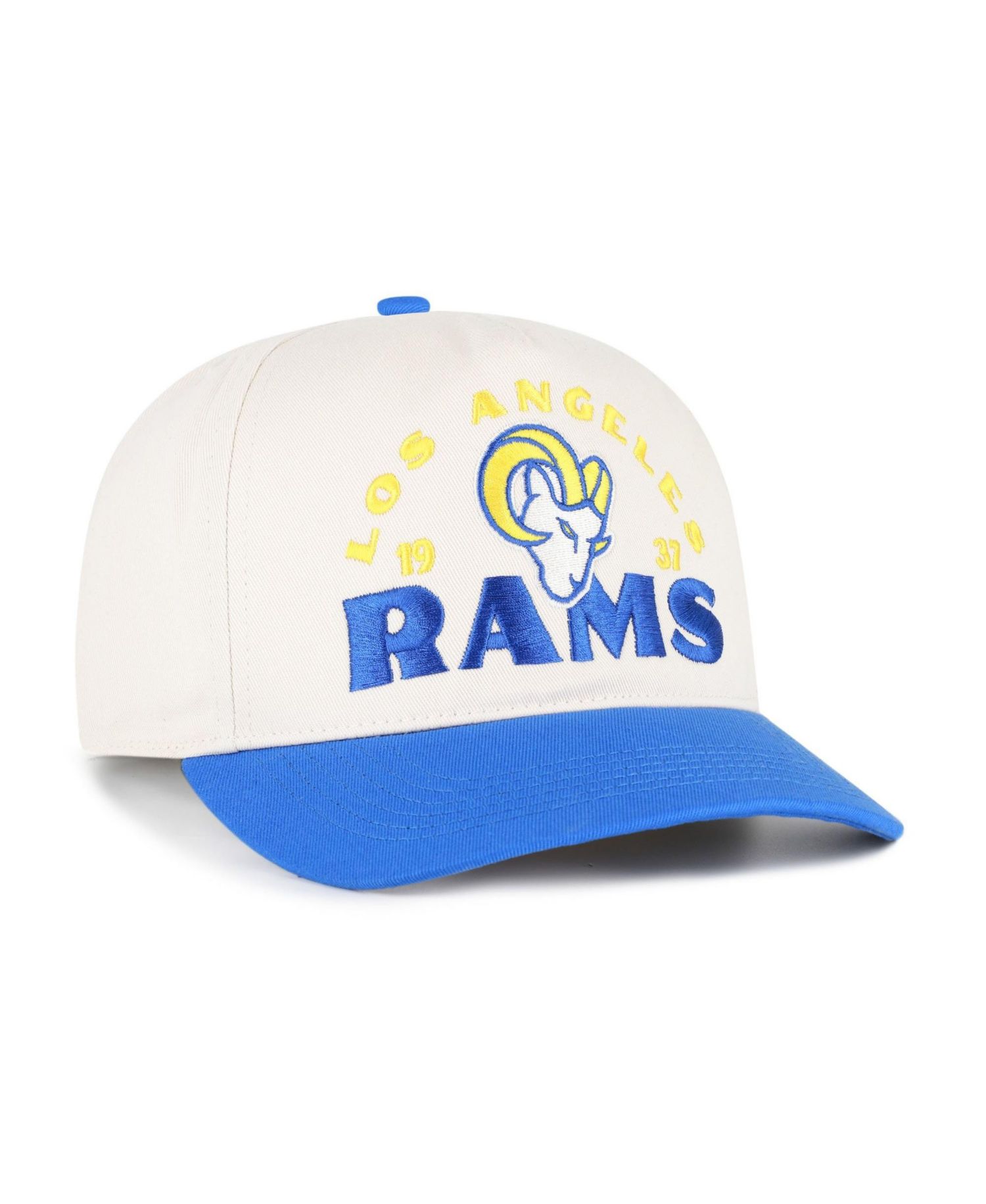 Men's Natural Los Angeles Rams Arcitext Hitch Adjustable Hat