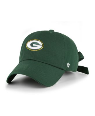 Women's Green Bay Packers Bow Back Clean Up Adjustable Hat