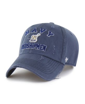 Men's and Women's Navy Midshipmen Well-Worn Seymore Clean Up Adjustable Hat