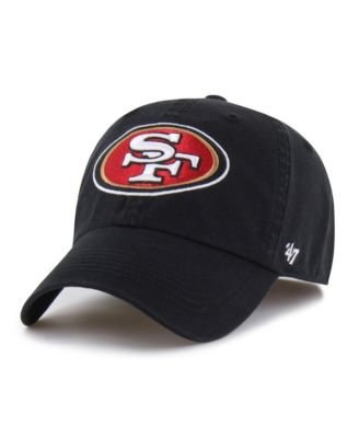 Men's Black San Francisco 49ers Franchise Logo Fitted Hat