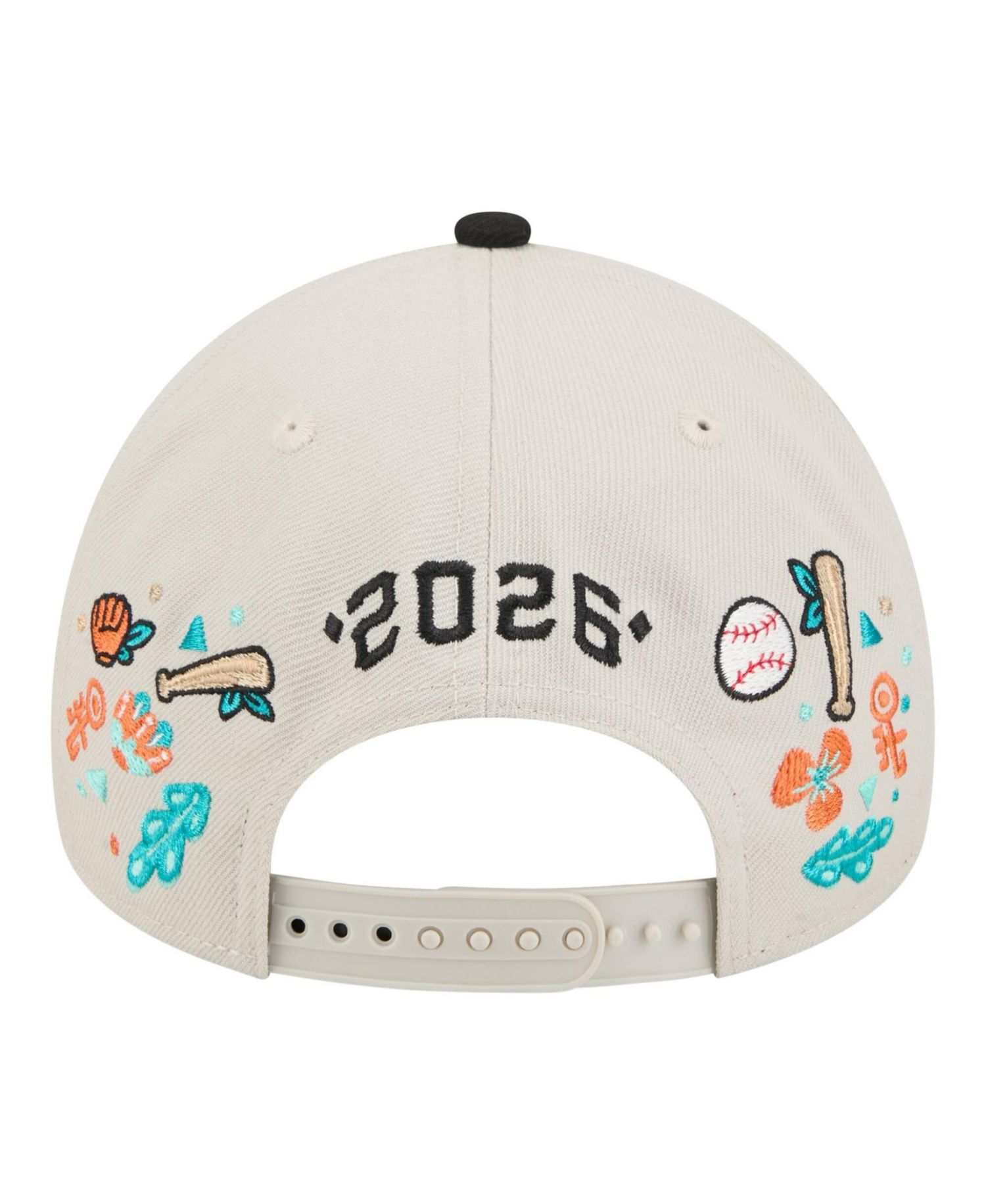 Men's Beige San Francisco Giants vs. Monterrey Sultanes 2026 Matchup 9FORTY A-Frame Adjustable Hat