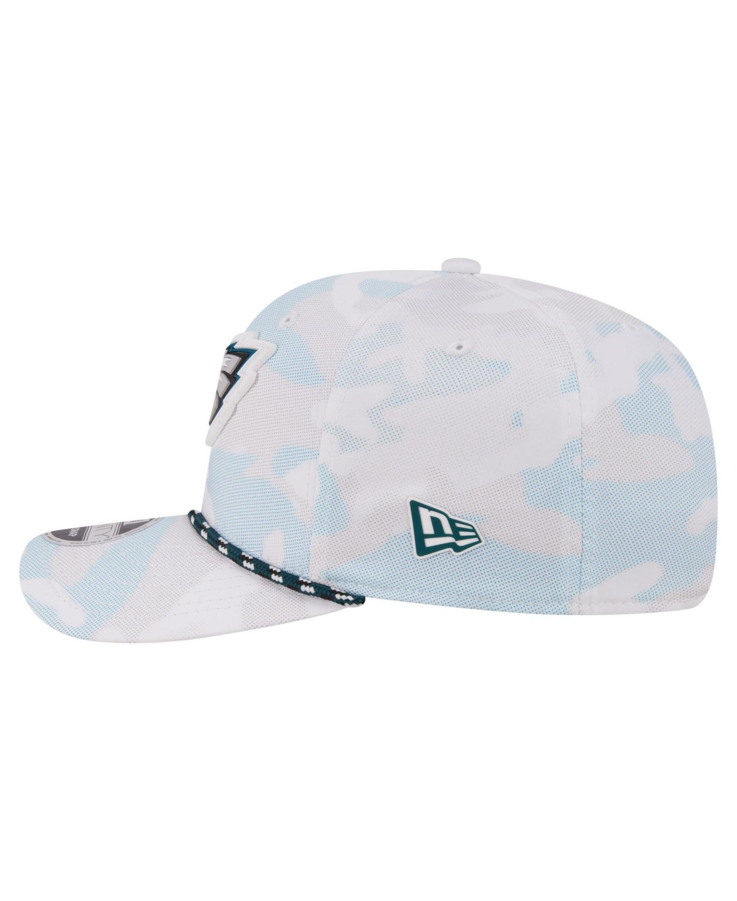 Men's White Philadelphia Eagles Camo Rope 9SEVENTY Adjustable Hat