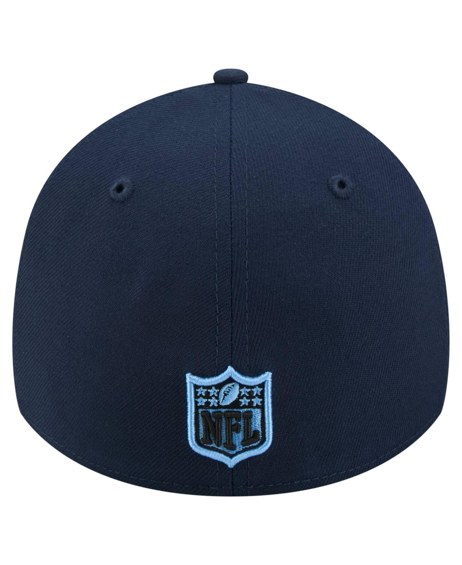 Men's Navy Tennessee Titans Script 39THIRTY Flex Hat