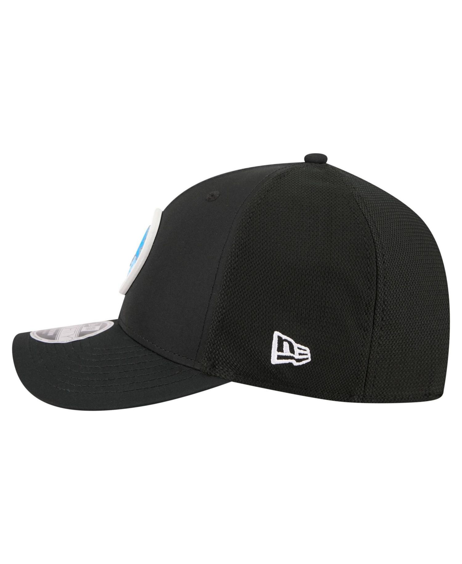 Men's Black Detroit Lions Floral 9FORTY M-Crown Trucker Adjustable Hat