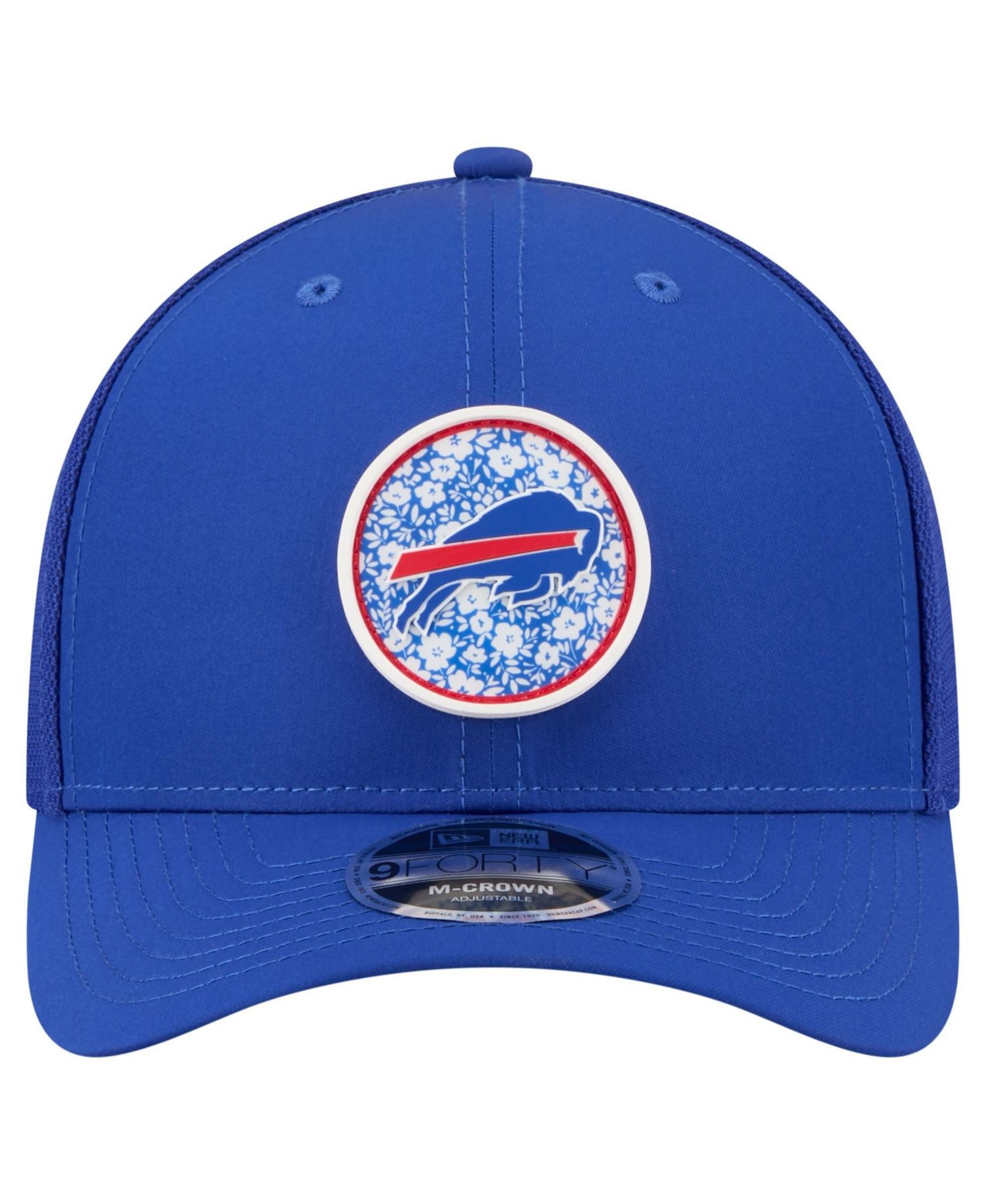 Men's Royal Buffalo Bills Floral 9FORTY M-Crown Trucker Adjustable Hat
